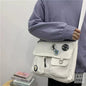 Ladies' Cute and Versatile Canvas Youth Fashion Shoulder Bag Student Large Capacity Crossbody Bag