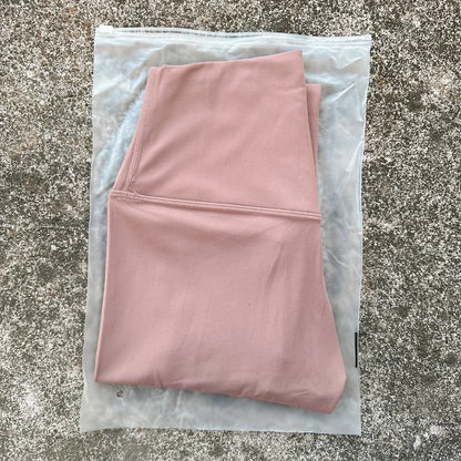 Solid Color Back Waist Pocket High Waist Yoga Legging Women Sport Cropped Pants Butter Athletic Gym Comprehensive Training Jog